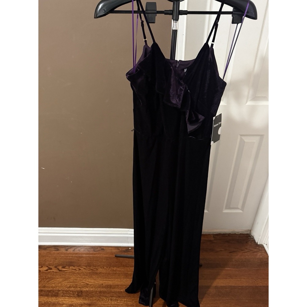 Maison Tara Purple Velvet Gown Size 10